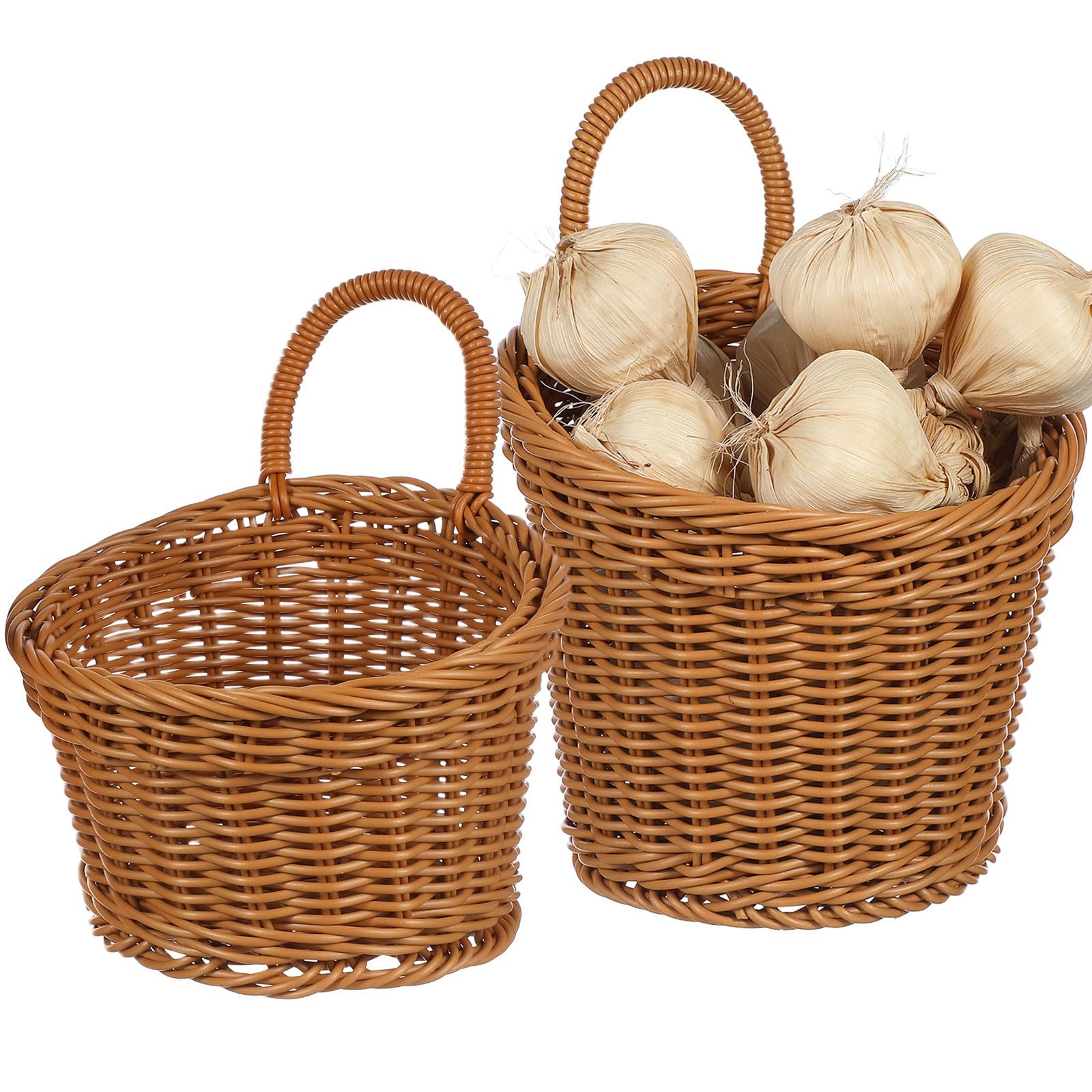 Cesta de almacenamiento colgante Vaguelly de plástico para cocina y flores