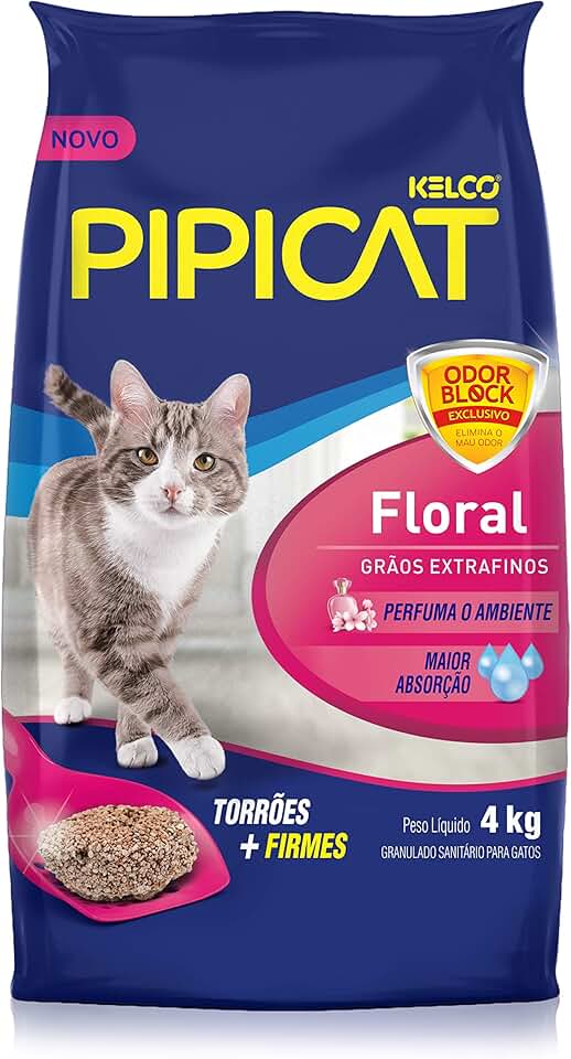 Pipicat Granulado Sanitario Floral 4 kg