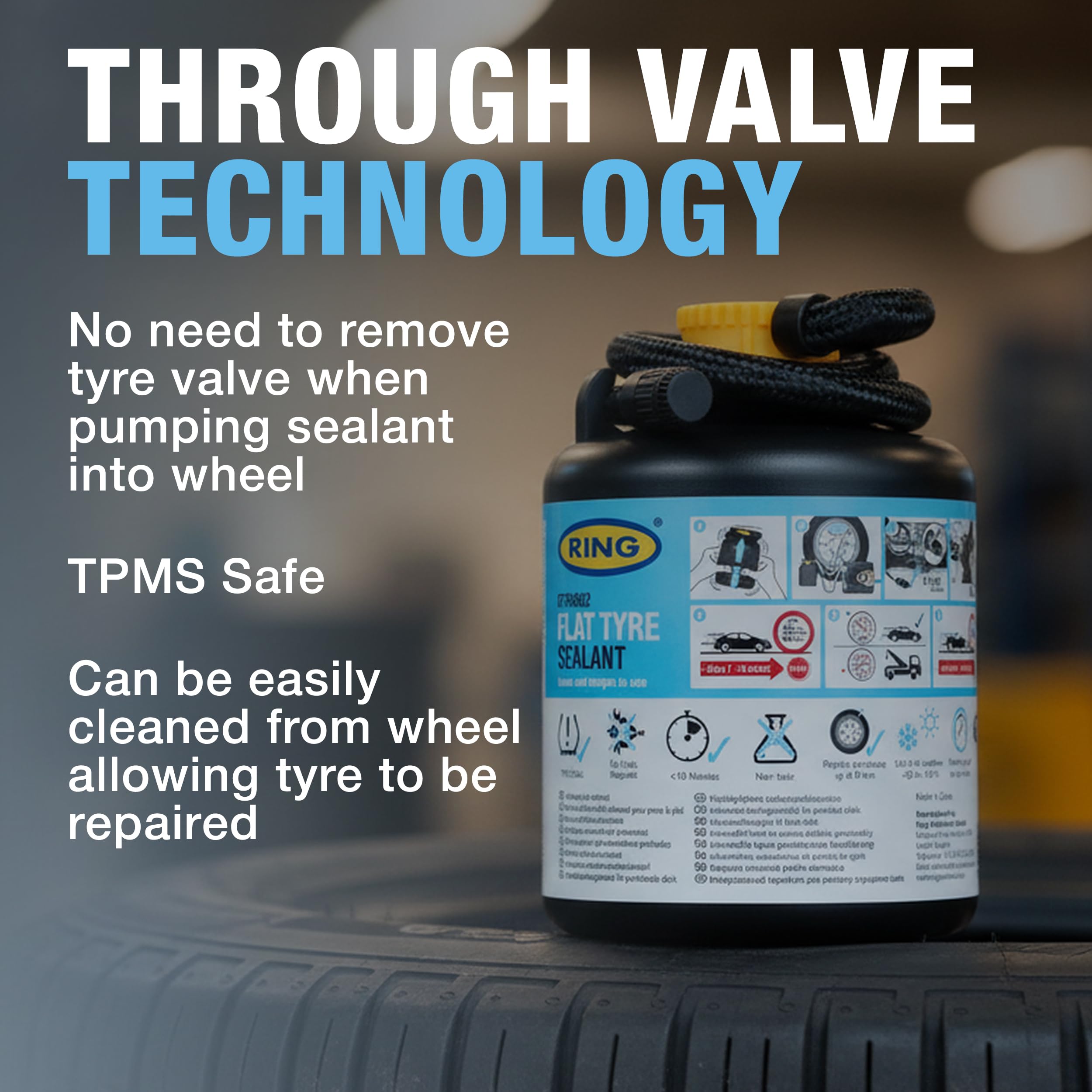 RING Flat Tyre Sealant - Quick & Simply to Use — view 3