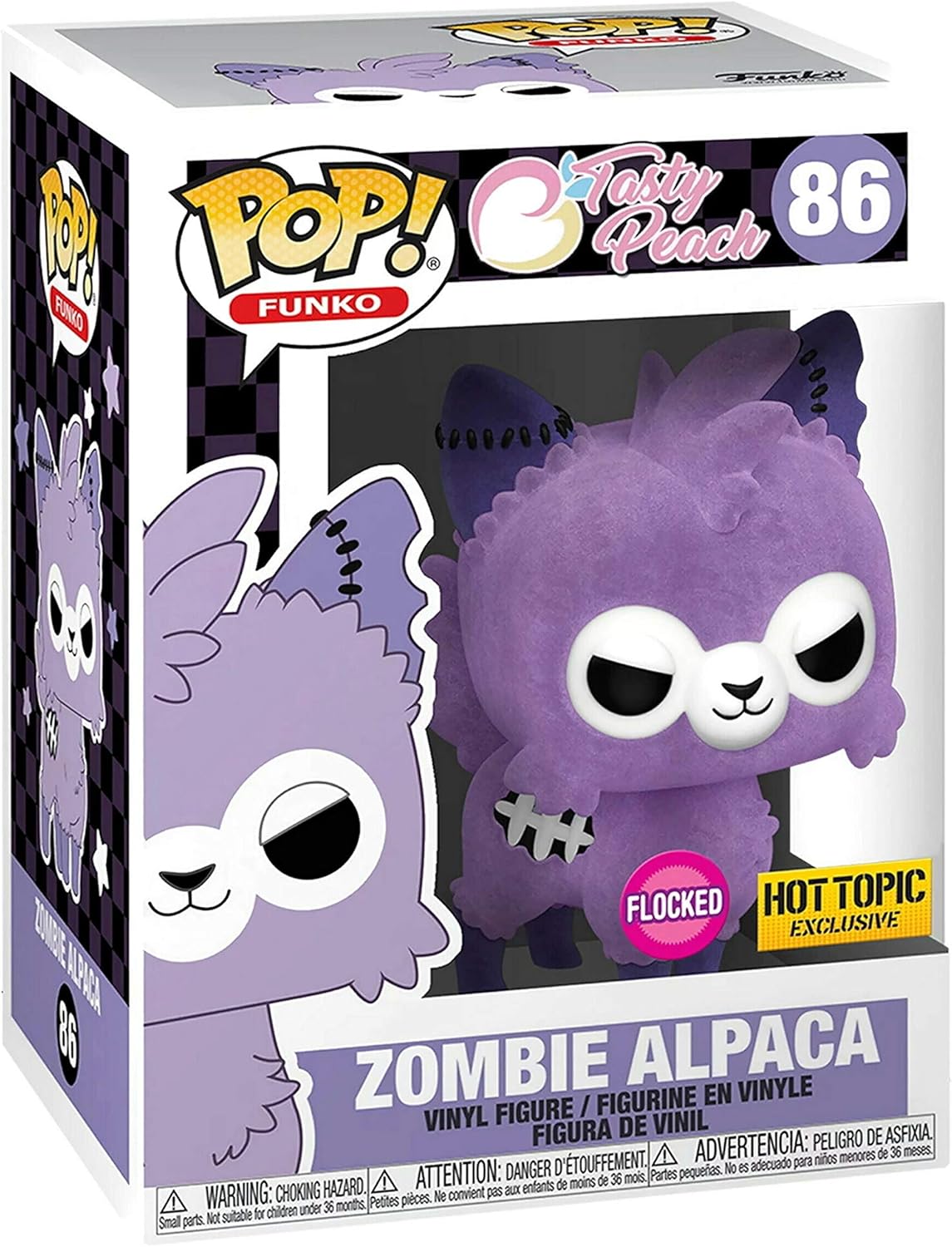 Funko POP! Tasty Peach #86 - Zombie Alpaca Flocked Exclusive