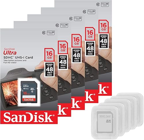 SanDisk - Ultra SD SDHC UHS-I 48MBs Clase 10 SDSDUNB SanDisk - Ultra SD SDHC UHS-I 48MBs Clase 10 SDSDUNB