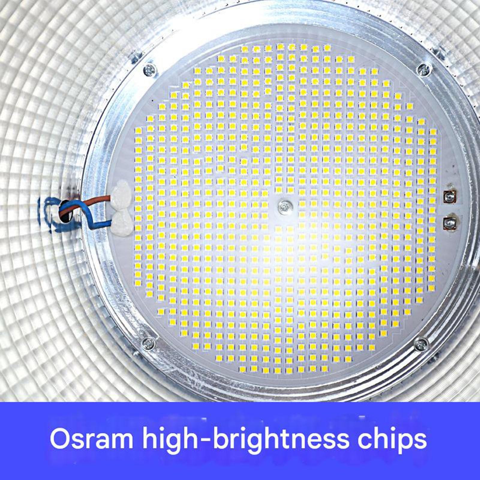 Projecteur LED haute puissance pour grue à tour, éclairage extérieur haute luminosité pour chantiers et places publiques, projecteur de cour étanche, projecteur de recherche/projecteur (400 W (220 V)