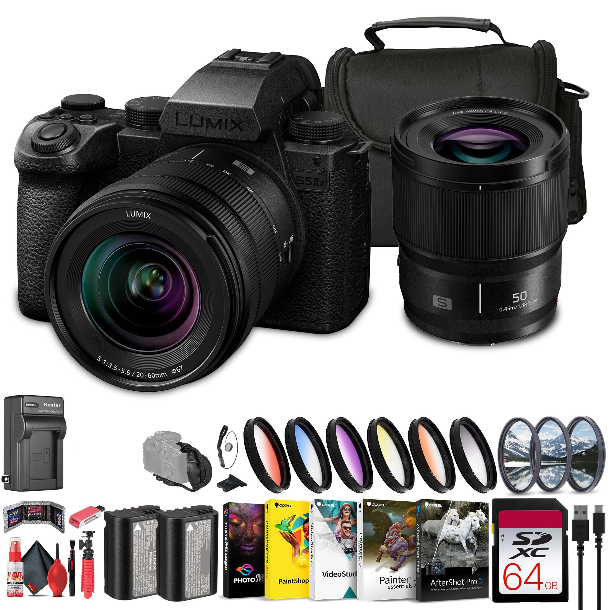 Amazon.com : Panasonic Lumix S5 IIX Mirrorless Camera with 20-60mm