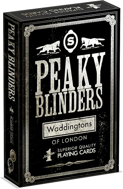 Peaky Blinders Waddingtons Number 1 Playing Card Game, WM01753-EN1-12 , Black