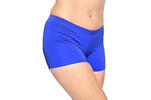 STRETCH IS COMFORT Women's and Plus Size Royal Blue Booty Shorts