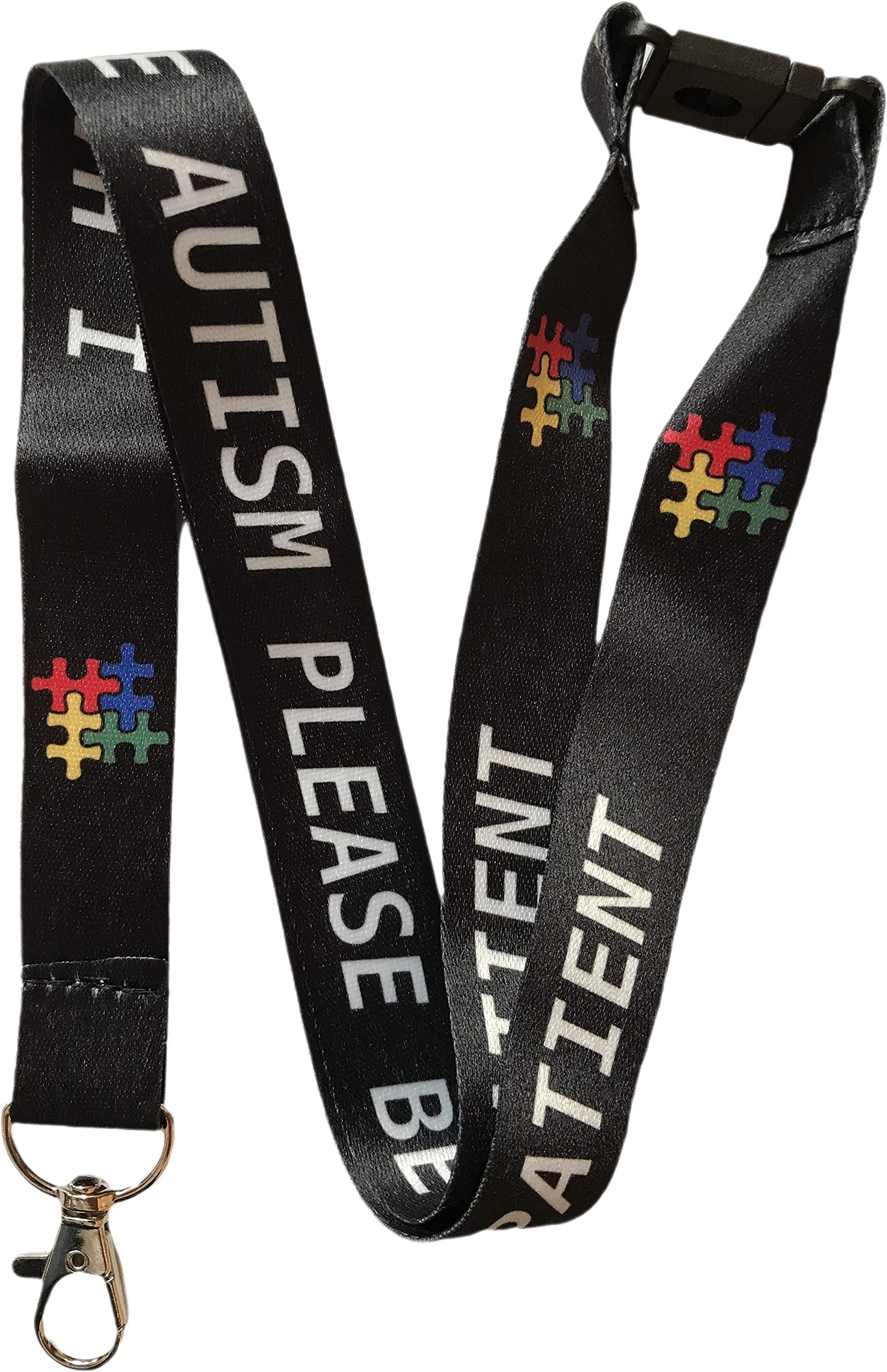 I Have Autism Lanyard Autism Awareness Lanyards Autistic Travel School