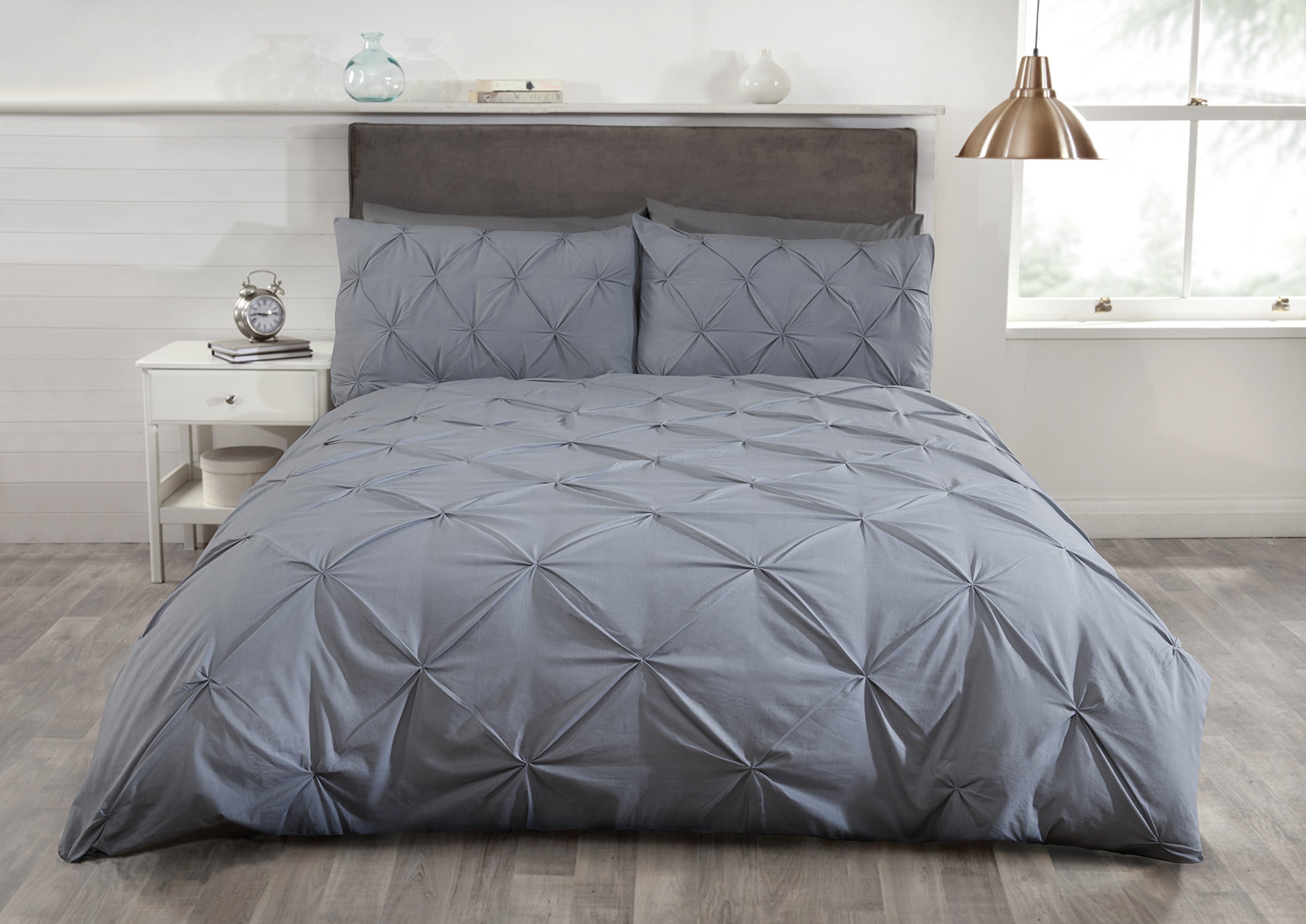Rapport Home Balmoral Double Duvet Set Silver 200cm