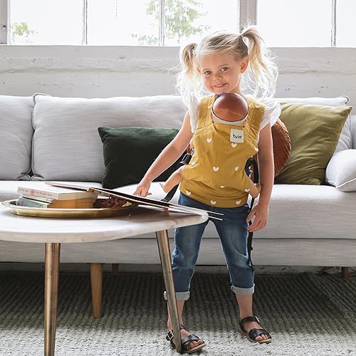 Miniatura 3 de Baby Tula - Mini portador de juguetes para muñecas y animales de peluche, transportador de juguetes de tamaño infantil con correas ajustables, tela