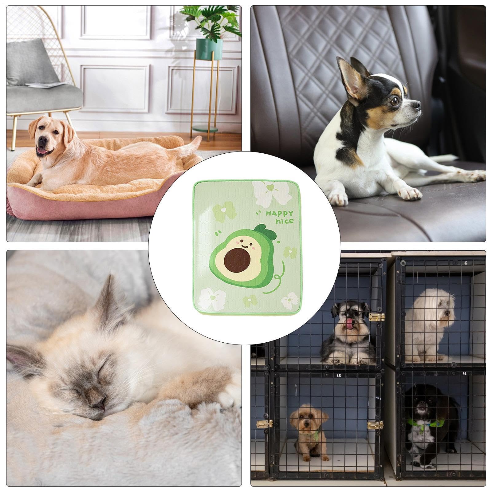 Almohadilla Refrescante Canina Antideslizante Transpirable Lavable a | Manta Refrescante Base Antideslizante De Malla Inofensiva Para Interior, Jaula, Suelo, Sofá Y Viajes