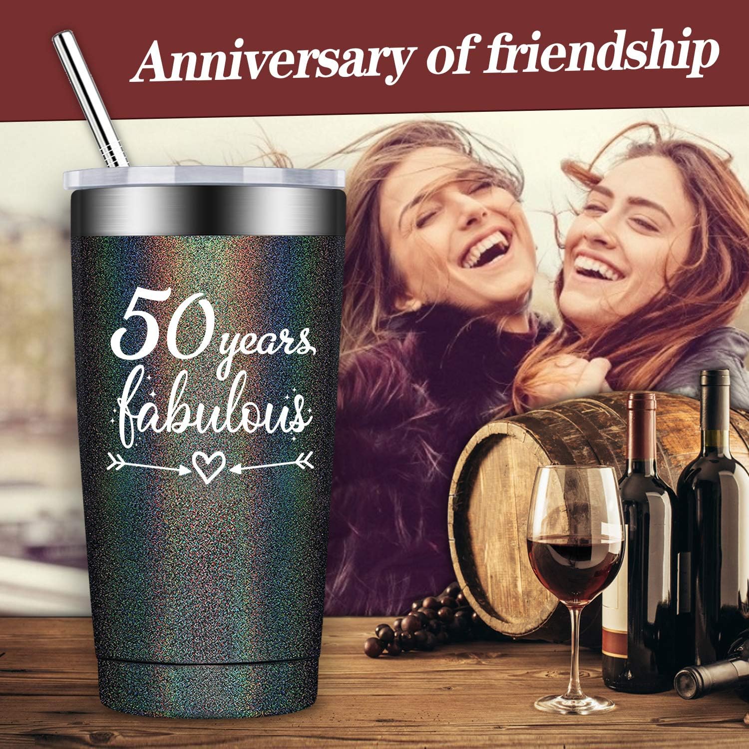 Buy Birgilt 50th Birthday Gifts For Women Men Fifty Year Old Present Ideas For Mom Dad Wife Husband Her Best Friends Coworkers oz Tumbler With Lid And Straw Online In Vietnam B0872cv8q1 Buy Birgilt 50th Birthday Gifts For Women Men Fifty Year Old Present Ideas For Mom Dad Wife Husband Her Best Friends Coworkers oz Tumbler With Lid And Straw Online In Vietnam B0872cv8q1