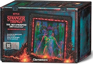 Comprar Clementoni - Puzzle Stranger Things - The DEMOGORGON'S Hunt, con luz LED: Rompecabezas de 520 Piezas, Escena Que Cambia de Color con Eleven contra Demogorgon