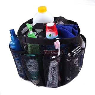 HDE Mesh Shower Caddy Portable Tote with 7 Outer Pockets & Handles for Dorm