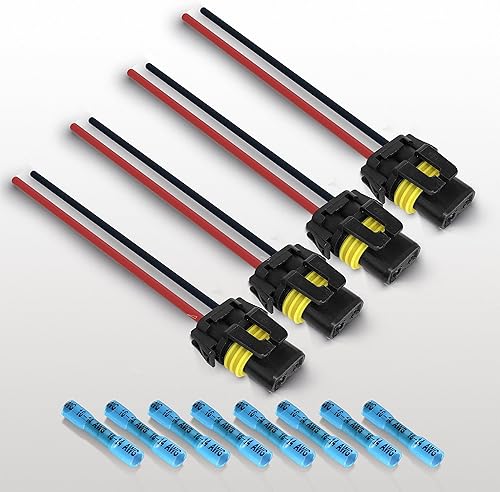 Miniatura 9 de 9005 9006 - Arnés de cableado hembra para faros delanteros antiniebla (paquete de 2)