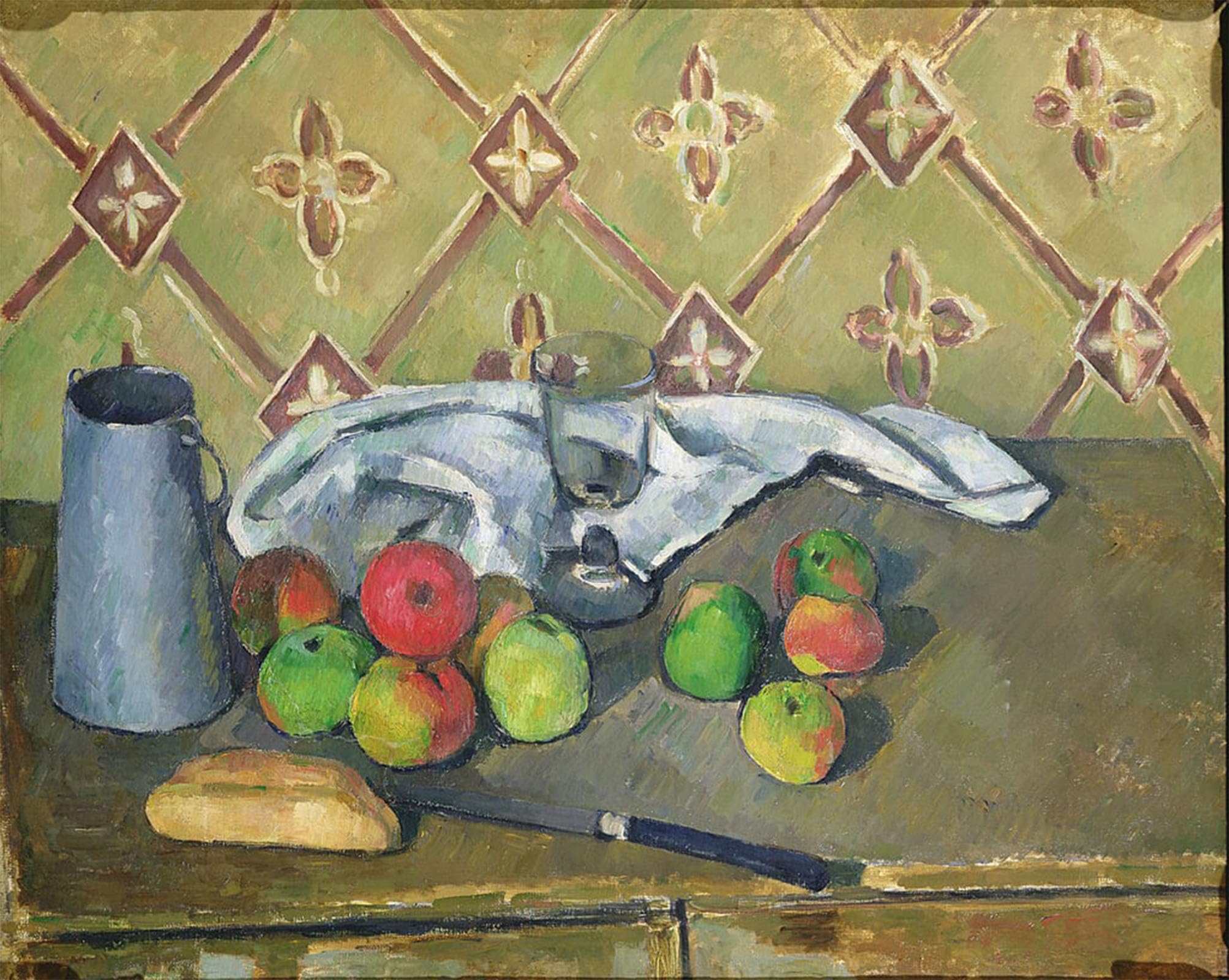 Tableau sur toile art décorative Cézanne avec rendu de musée - 5
