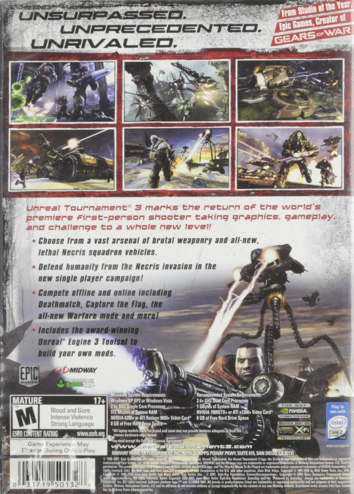 Amazon.com: Unreal Tournament 3 Special Version With Ingame
