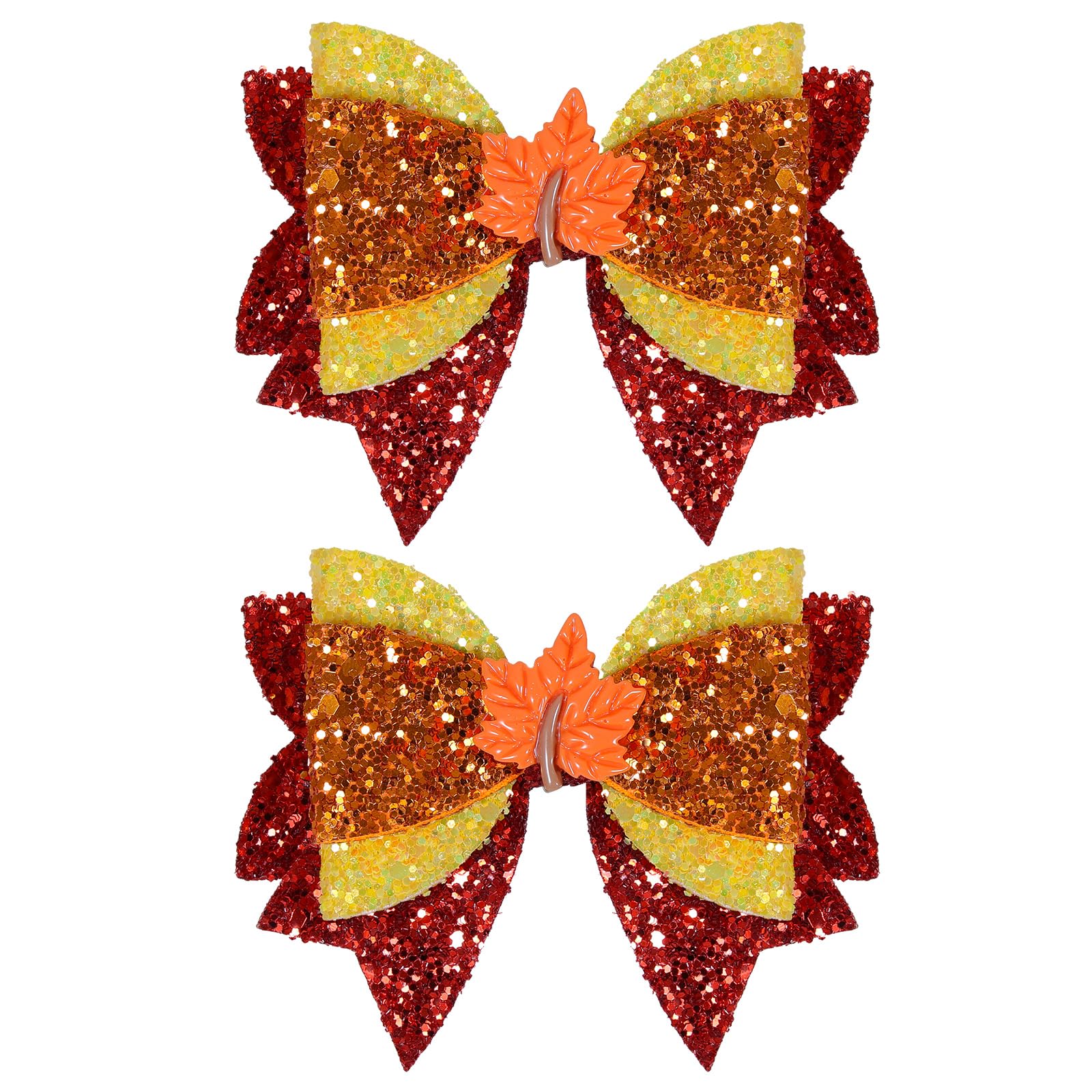 Glitter Halloween Ghost Hair Clips - 2 Pack -13 Glitter Halloween Ghost Hair Clips - 2 Pack -13