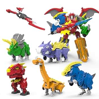 【美品】 変身恐竜 6体セット 知育玩具 変形 ロボット おもちゃ 楽天市場】恐竜 おもちゃ 卵 変形 変身 恐竜ロボット 6-in-1合体