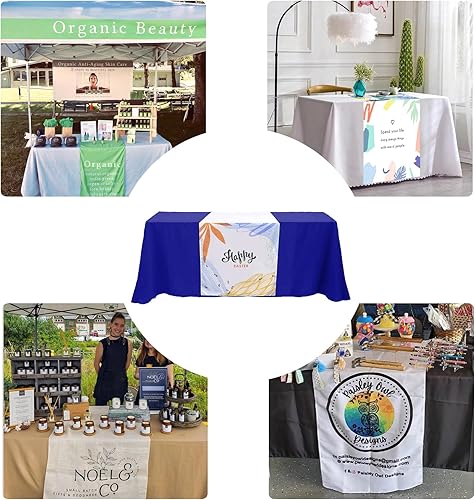 Miniatura 7 de Camino de mesa personalizado con logotipo de empresa, pancarta y letreros personalizados - Suministros para exhibición de proveedores, artículos