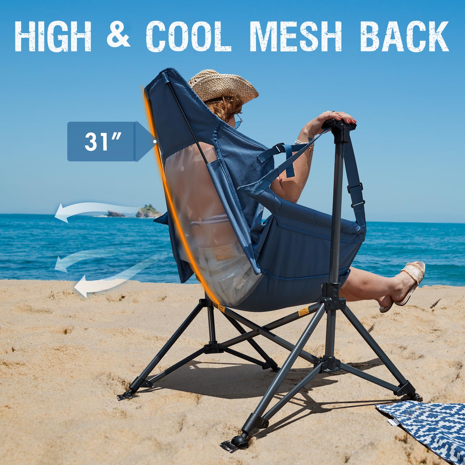 Gci Rocker Rocking Beach Chairs GCI Outdoor Beach Rocker Low