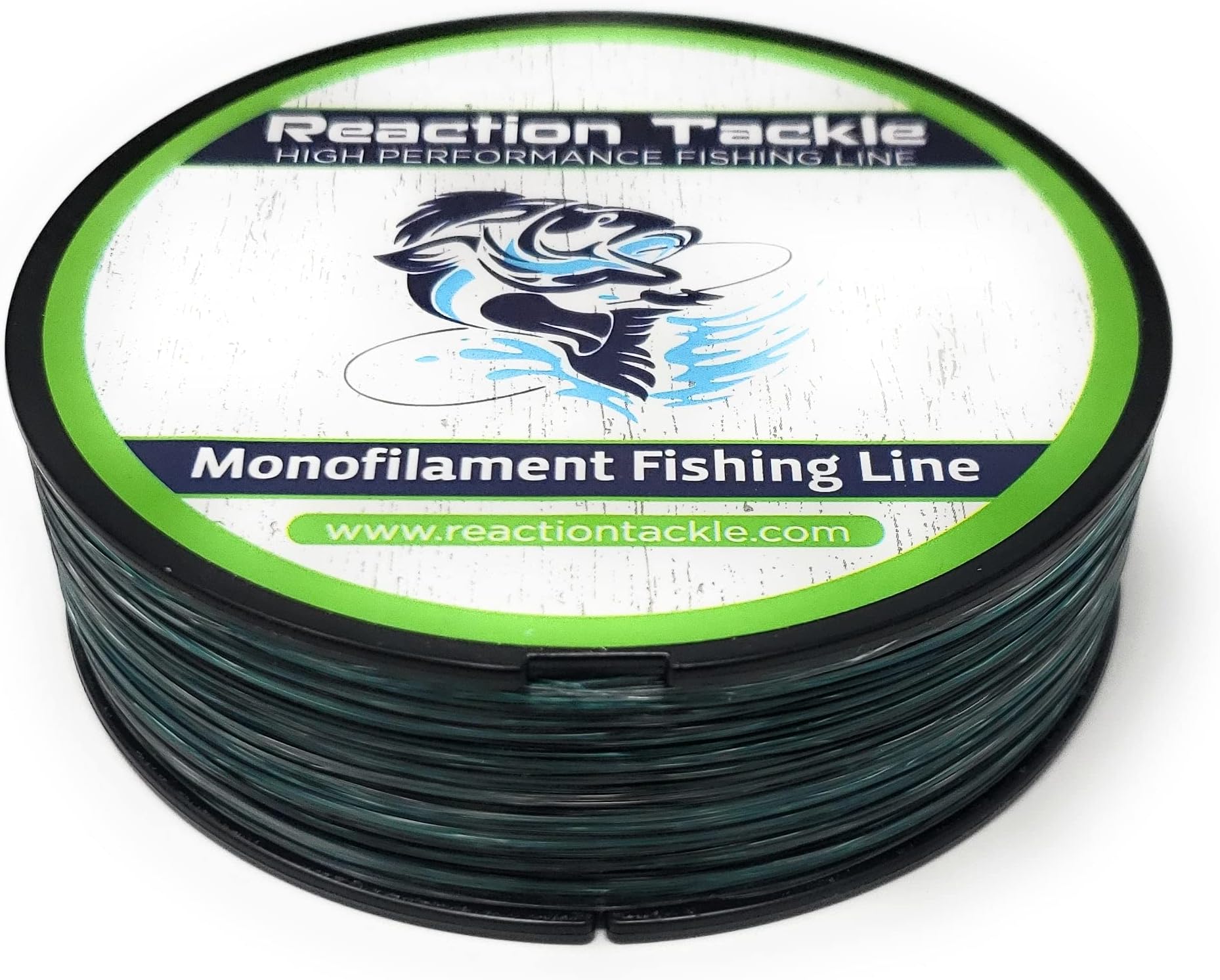 Reaction TackleMonofilament Fishing Line- Strong and Abrasion-Resistant Nylon Mono Fishing Line, Smooth and Long Casting - Low Memory- Freshwater and Saltwater Fishing Line