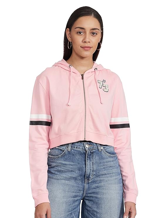 Women's Cotton Hooded Neck Sweatshirt