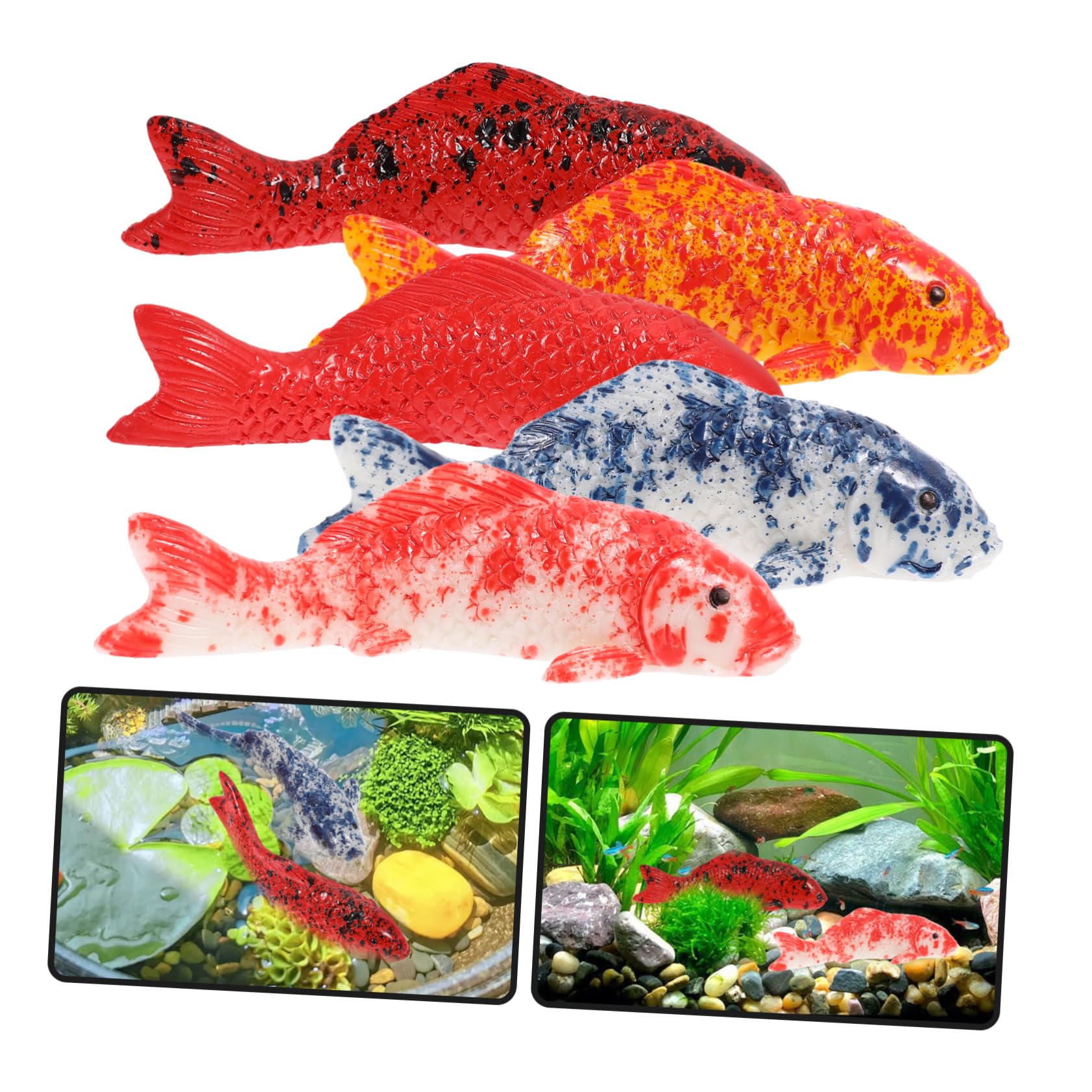 Schwimmende Deko Fische Für Aquarium Künstliche Fische Ornament Farbige Realistische Fischfigur