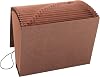 Smead TUFF Expanding File, 31 Pockets, Daily (1-31), Flap and Cord Closure, Letter Size, Redrope (70367)