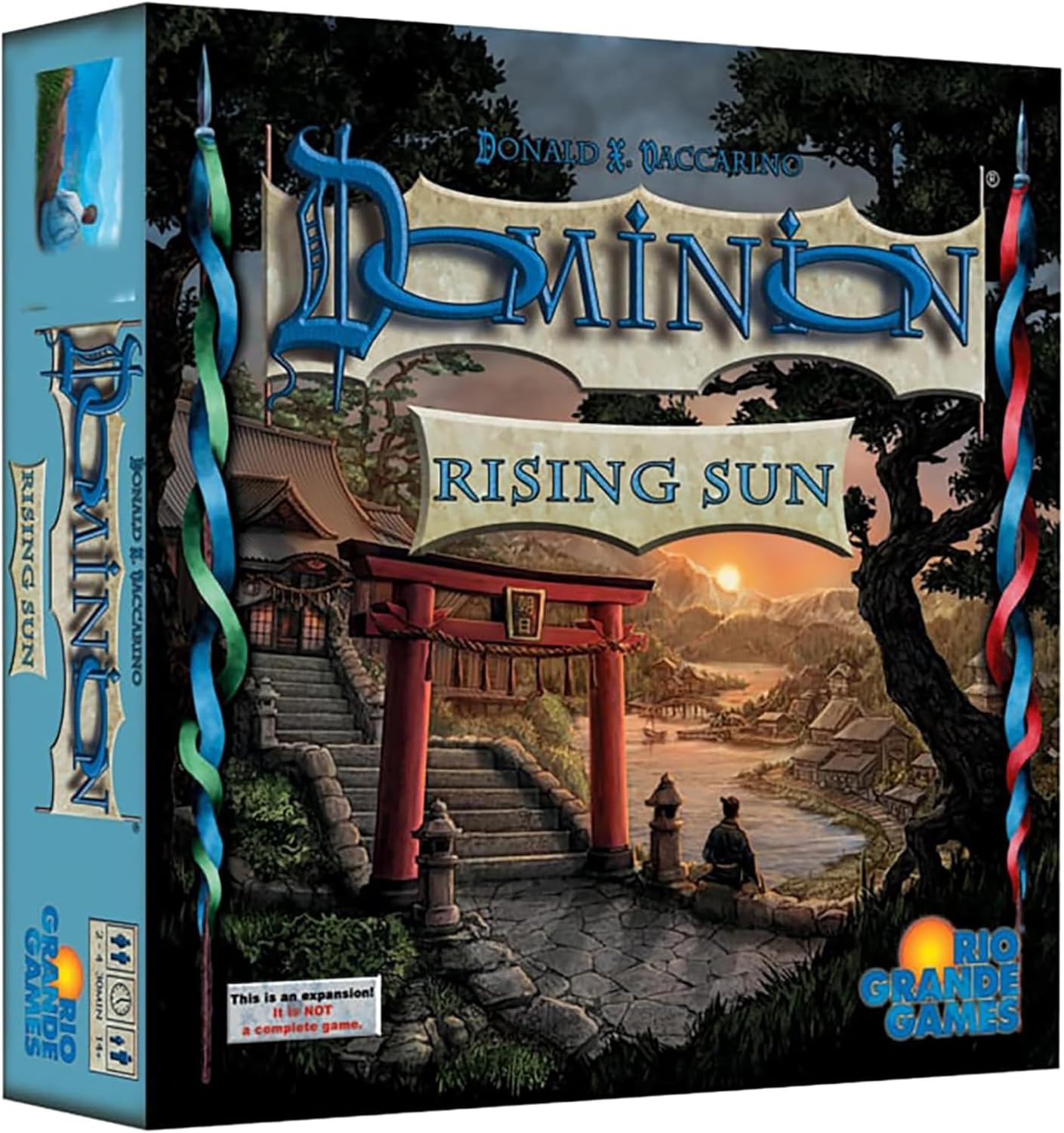 Rio Grande Games Dominion Rising Sun Expansion - Strategy Card Game, 300 Cards with 25 Kingdom Piles, 2-4 Players, Ages 14+