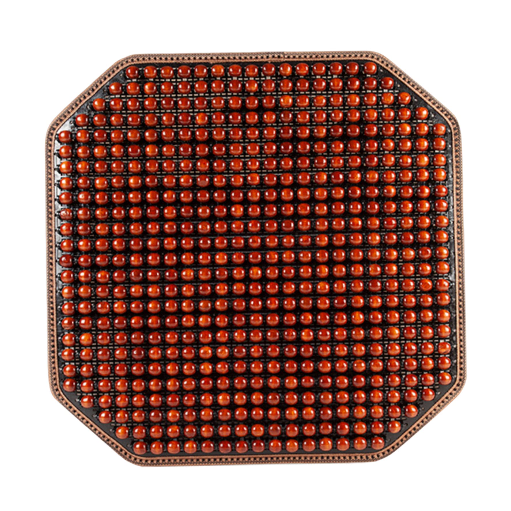 Eyccier 1pc Car Beads Seat Cover Summer Car Seat Cover Car Seat Beads Wooden Bead Cool Car Cushion Mat for Home Office Summer Chair Cushion