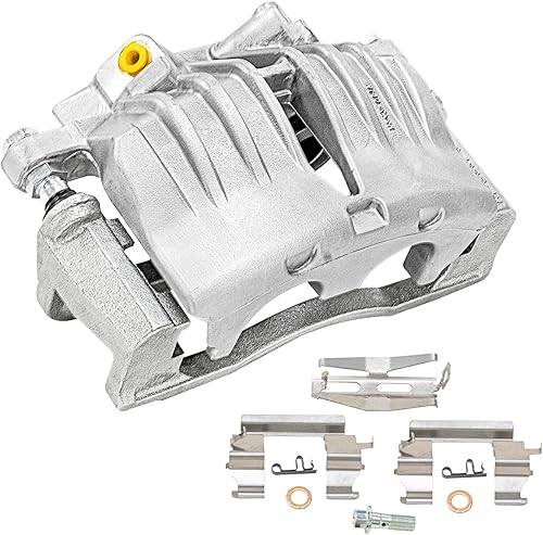 Miniatura 4 de Detroit Axle - Pinzas de freno delanteras con soporte de repuesto para Trailblazer SSR Envoy Buick Rainier Isuzu Ascender Bravada 9-7X - Juego de 2