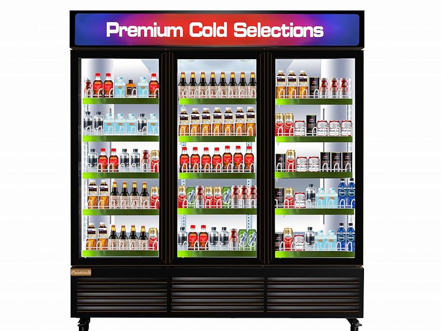 GoodMorning☆Coll Amazon.com: NAFCOOL 71” Wide Commercial Beverage