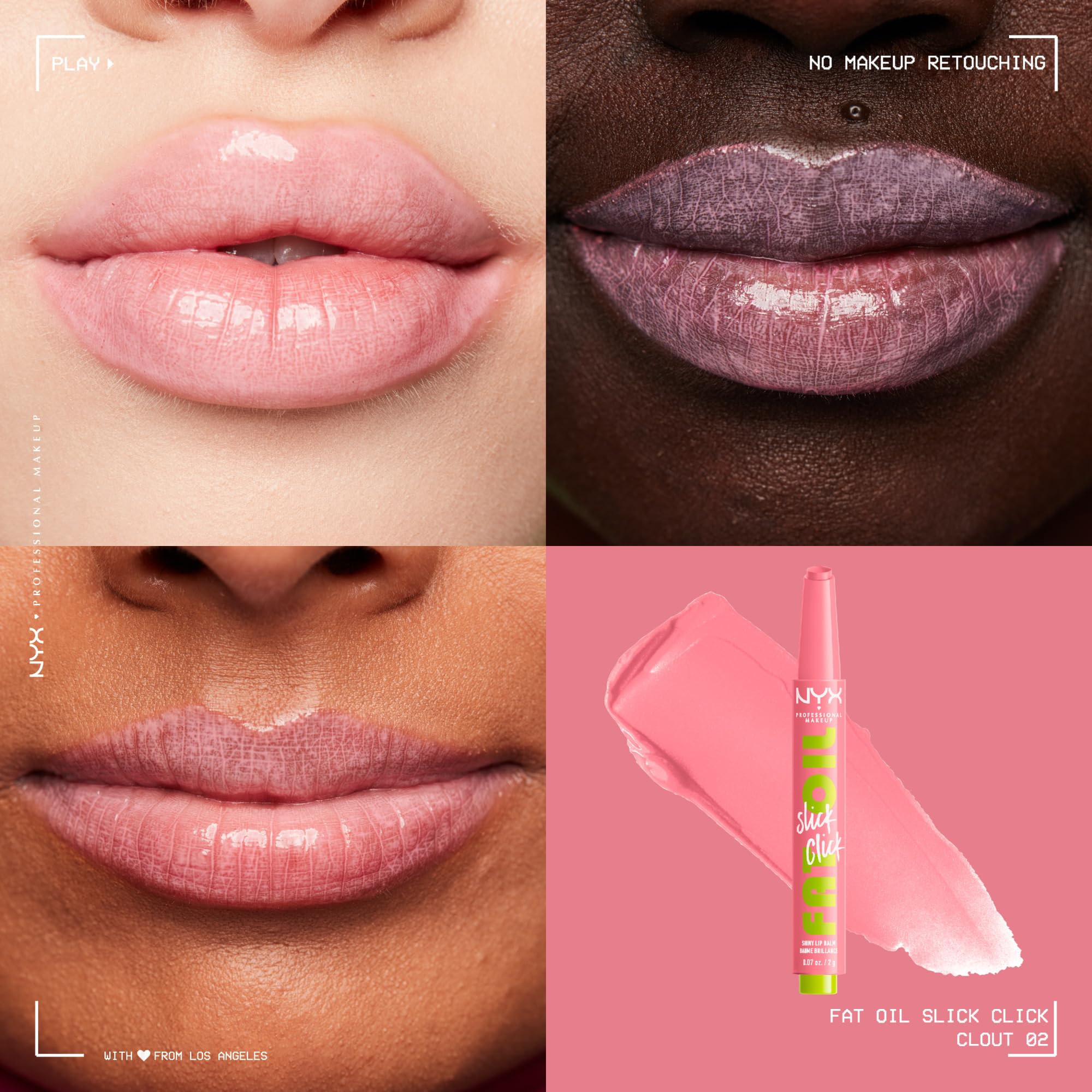 NYX Professional Makeup Fat Oil Slick Click Lip Balm - Clout