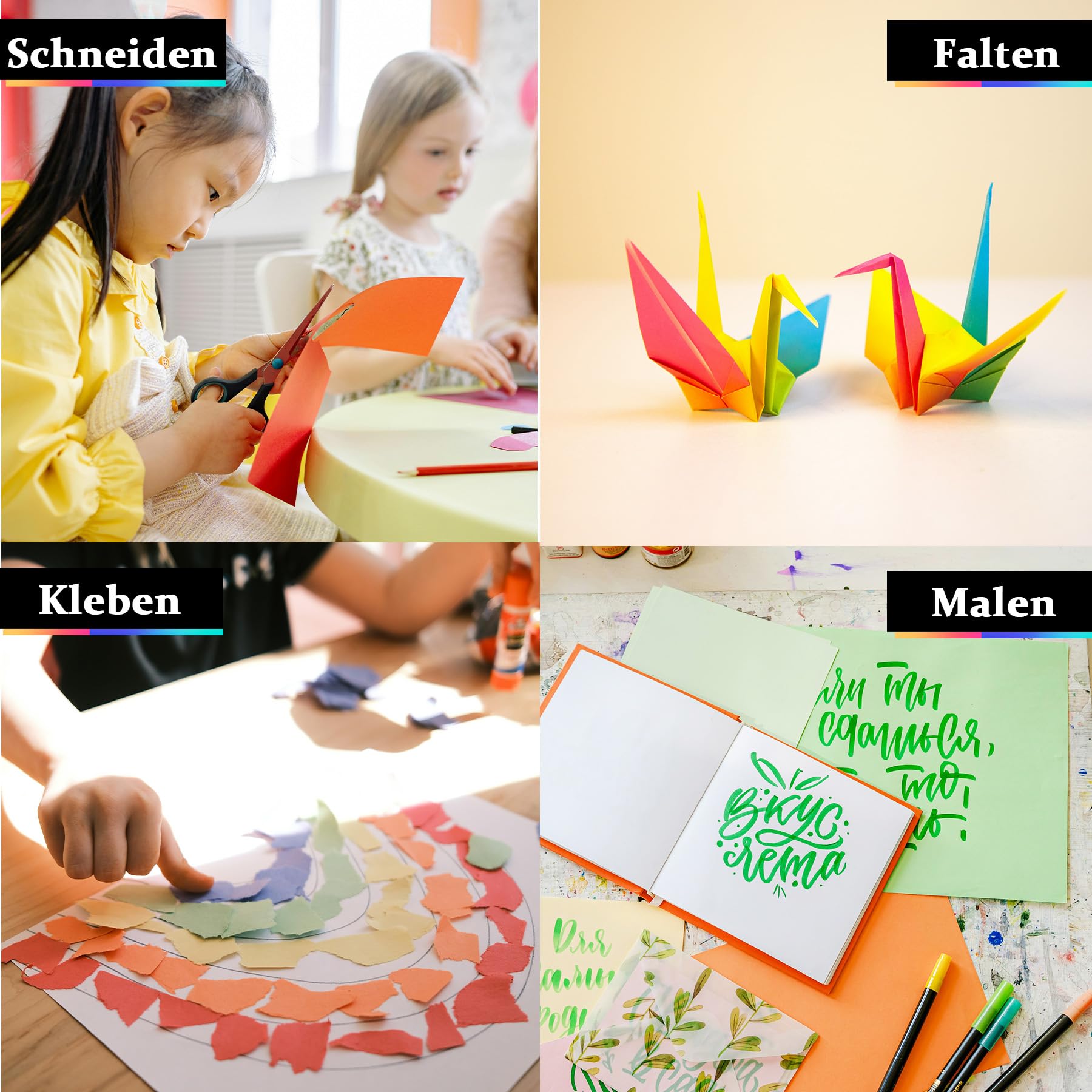 120 Blatt Tonpapier A4 Bunt, 30 Farben 150 g/m² Tonzeichenpapier A4, Buntes Papier, Bastelpapier Bunt, Tonkarton, Farbiges Papier für Origami und Bastelprojekt
