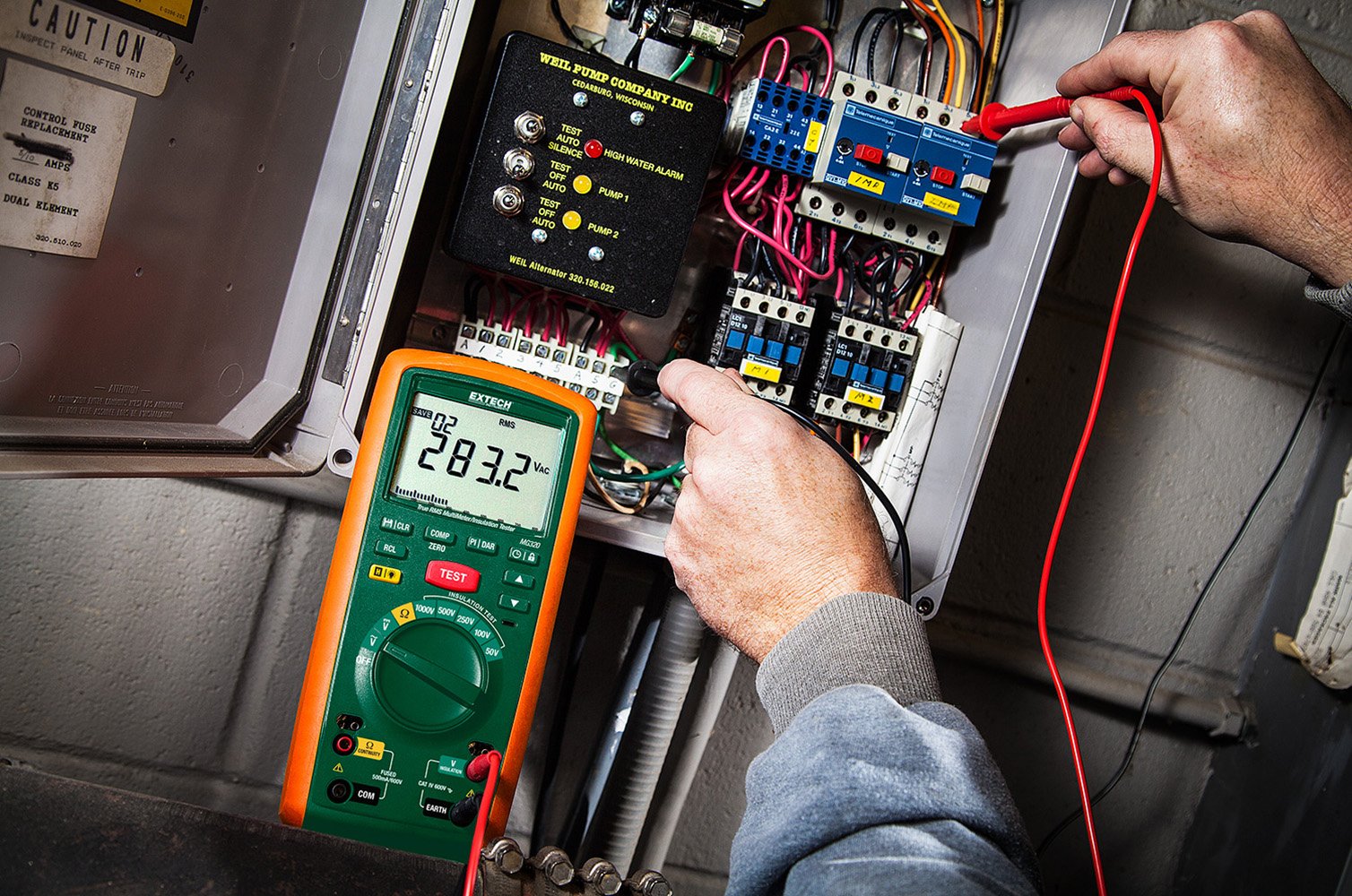 Extech MG320 tester izolacji, zielony