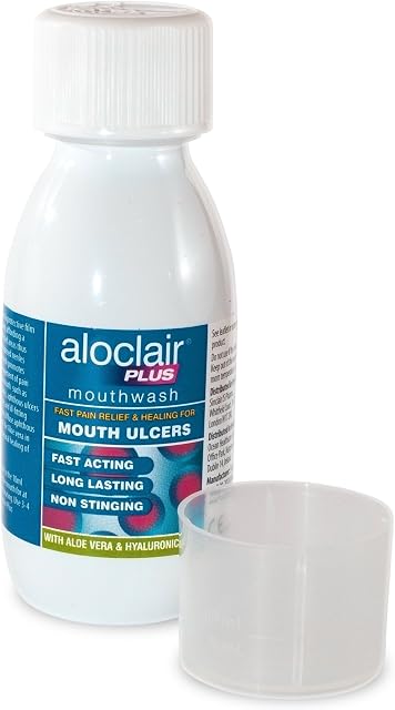 Aloclair Plus 120ml Mouthwash Mouth Ulcer Treatment