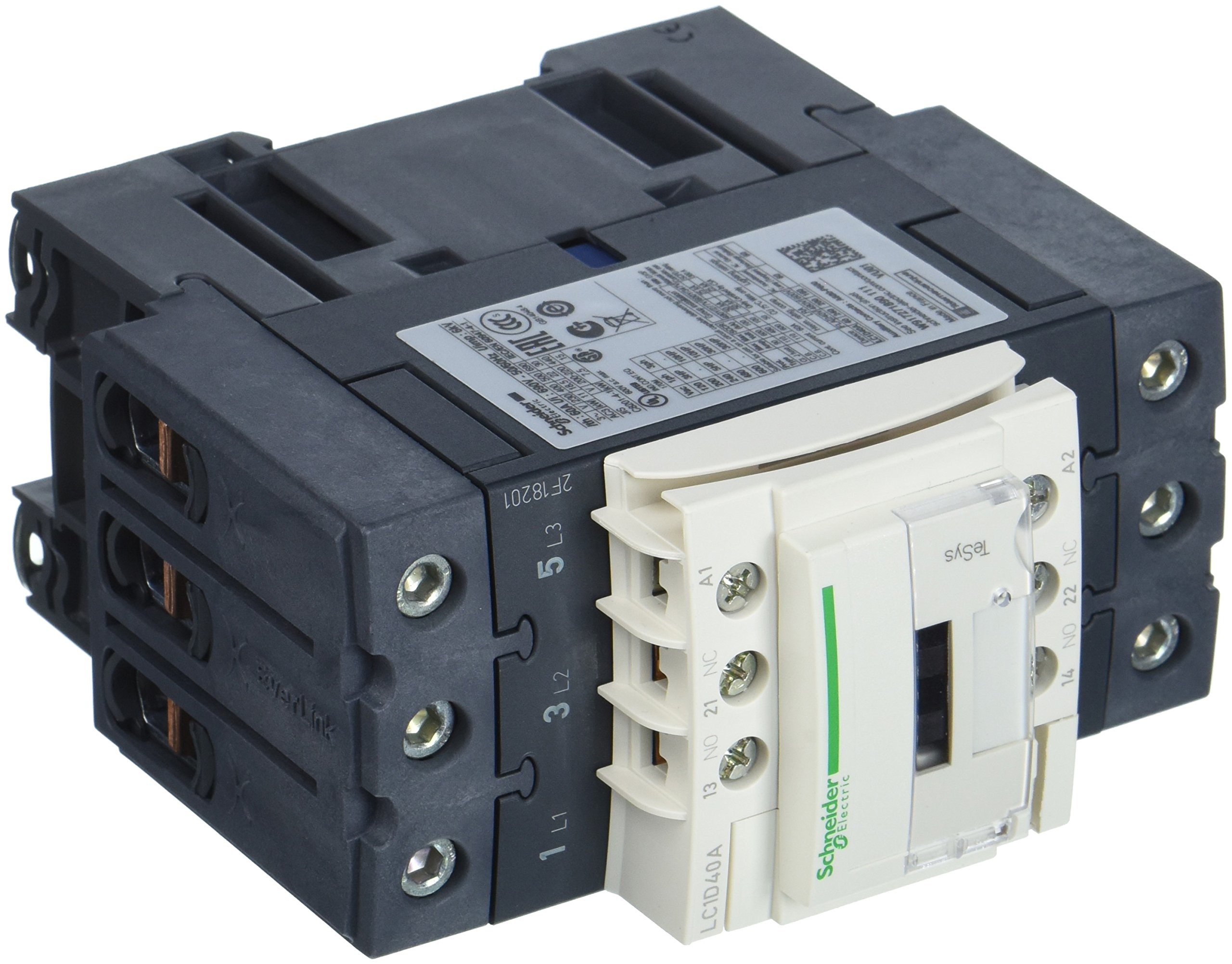 Contacteur Schneider LC1D40AX7 TeSys LC1D 3 pôles bobine 440V AC