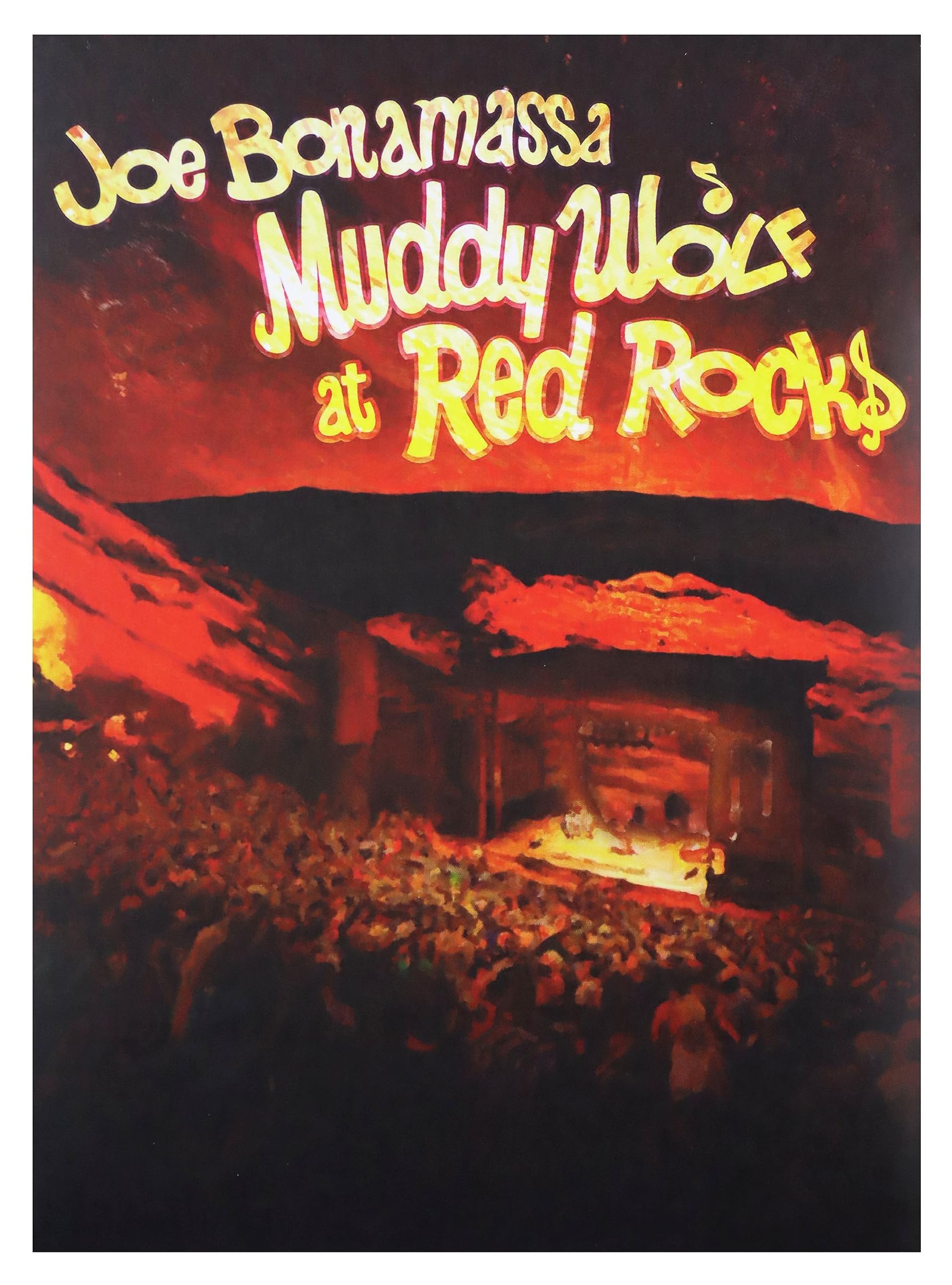 JOE BONAMASSA muddy wolf at red rocks DVD . SEALED . Slight Wear To Cover .