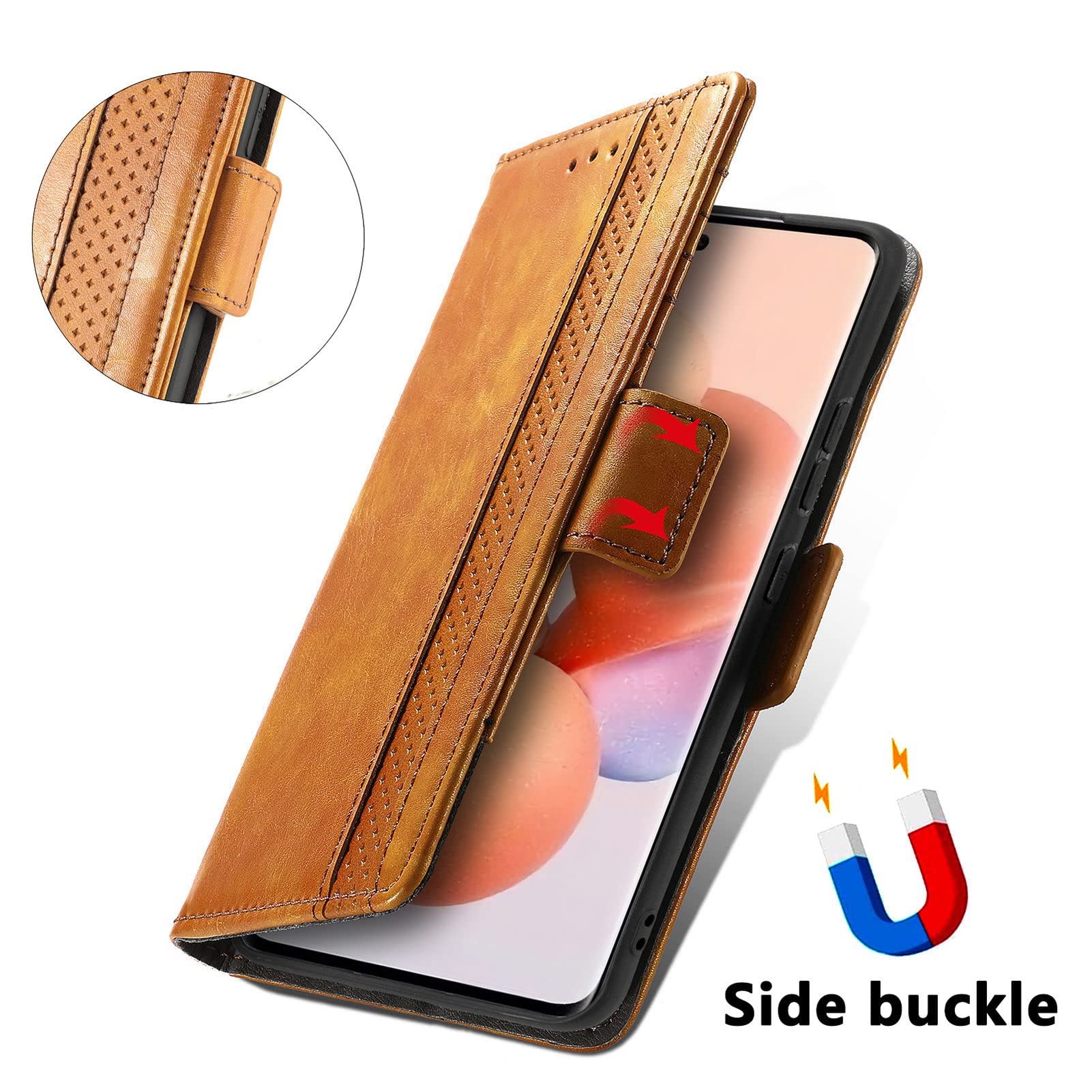 MOJIA Cover per Oppo A98 5G, Custodia Flip Portafoglio per