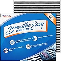 Vista 39 de Filtro de cabina AC y calefactor de defensa contra olores Breathe Easy de Spearhead, se ajusta como OEM, hasta un 25% más duradero con carbón