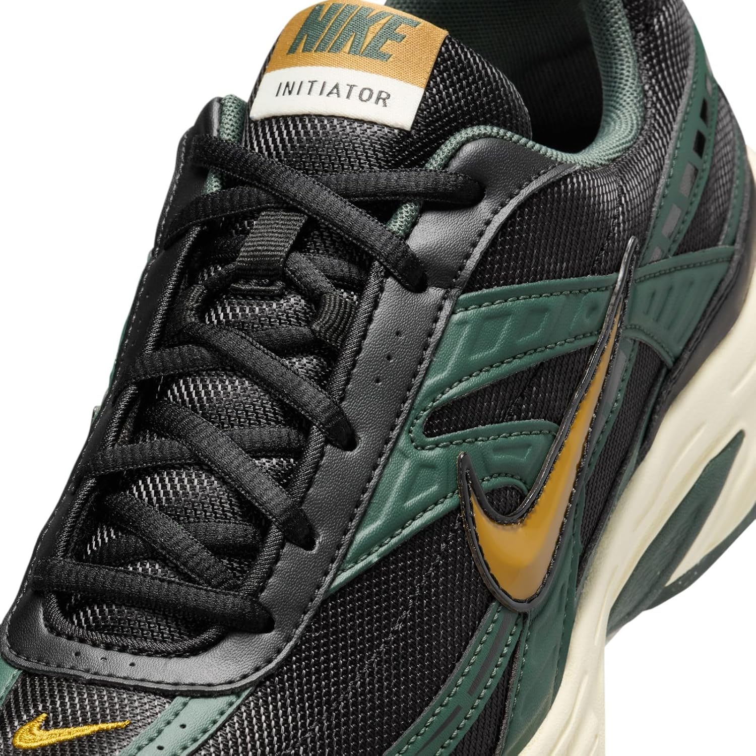Nike Initiator Men's Shoes (HQ3611-010, Black/Vintage Green/Coconut Milk/Bronzine) Size 8