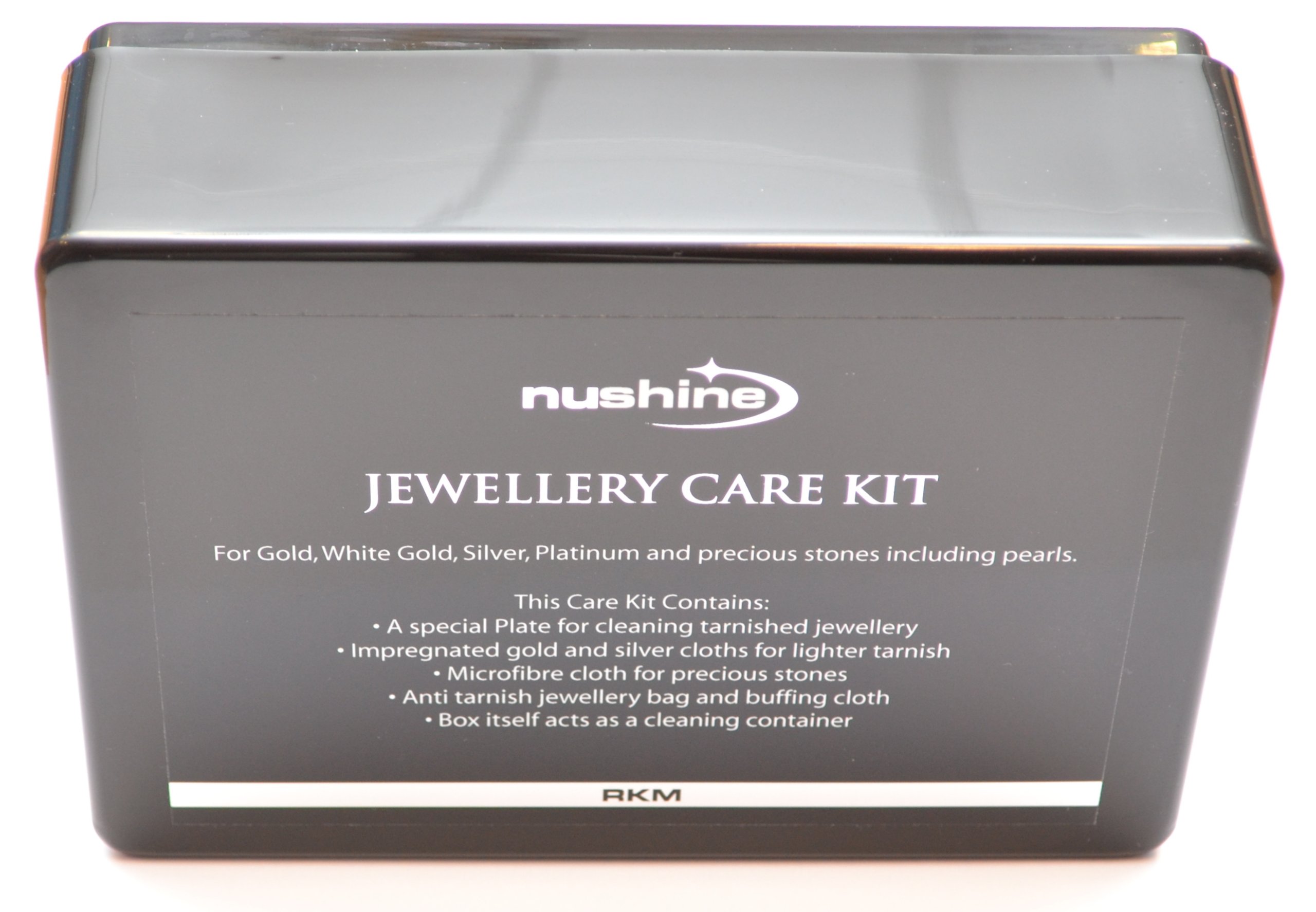 Nushine Jewellery Care Kit – per pulizia, lucidatura e conservare tutti i tipi di gioielli gemma oro (argento, panno, panno, panno, panno di lucidatura, Magic argento pulizia piastra e