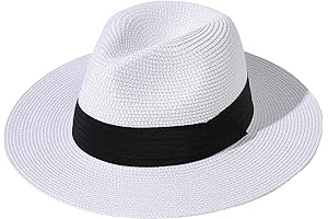 White Beach Sun Hat for Women
