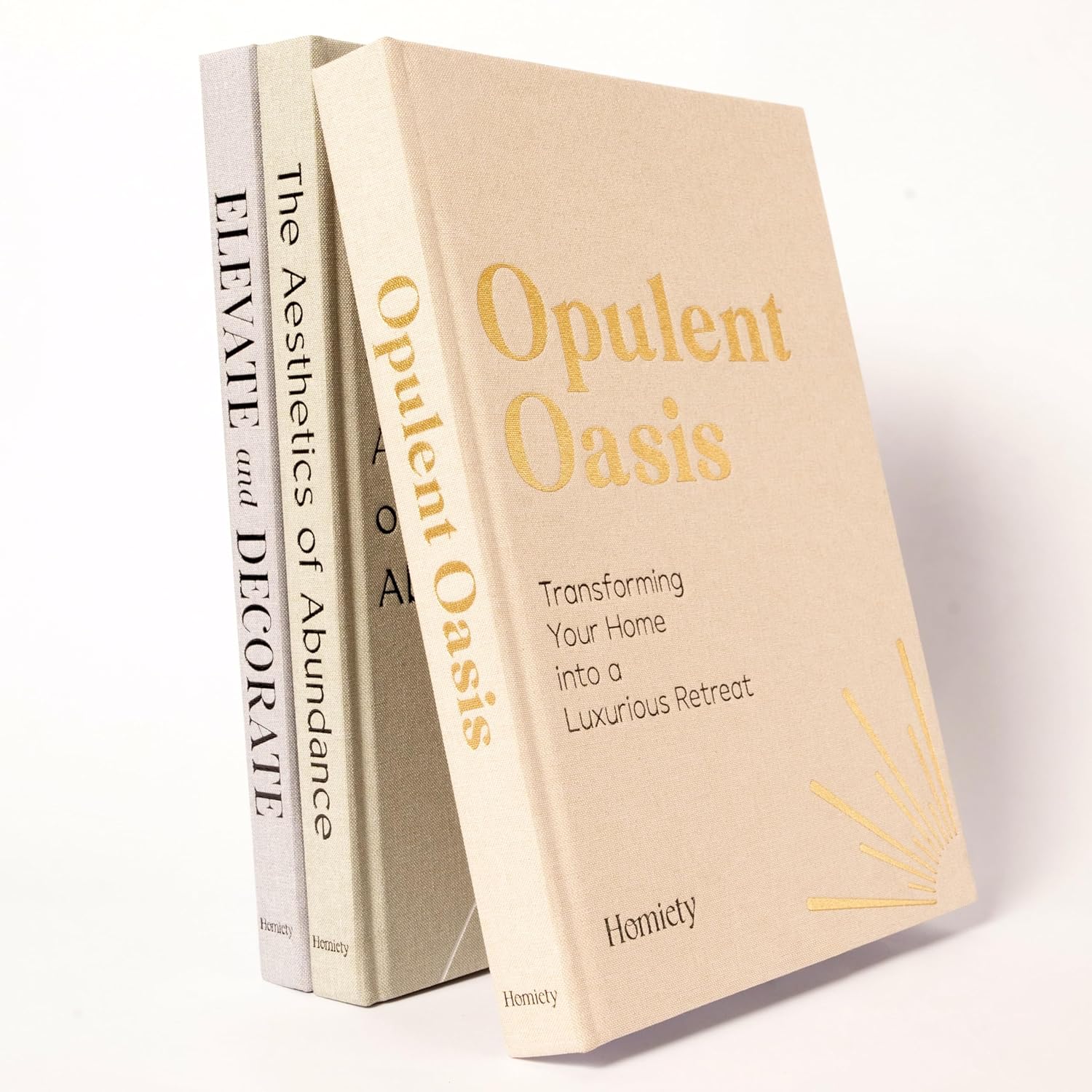 Set of 3 Large Decorative Books for Home Decor – Coffee Table Books Decor – Shelf Decor Accents – Modern Interior Decor – Designer Home Staging Items – Faux Books