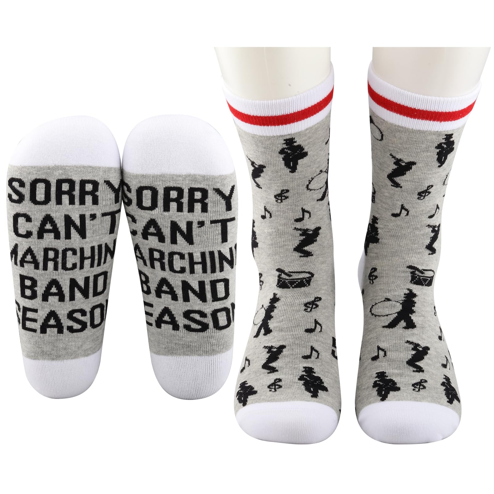 JNIAP 2 Pairs Marching Band Socks Marching Band Season Gifts Sorry Can't Marching Band Season Gifts Band Director Socks