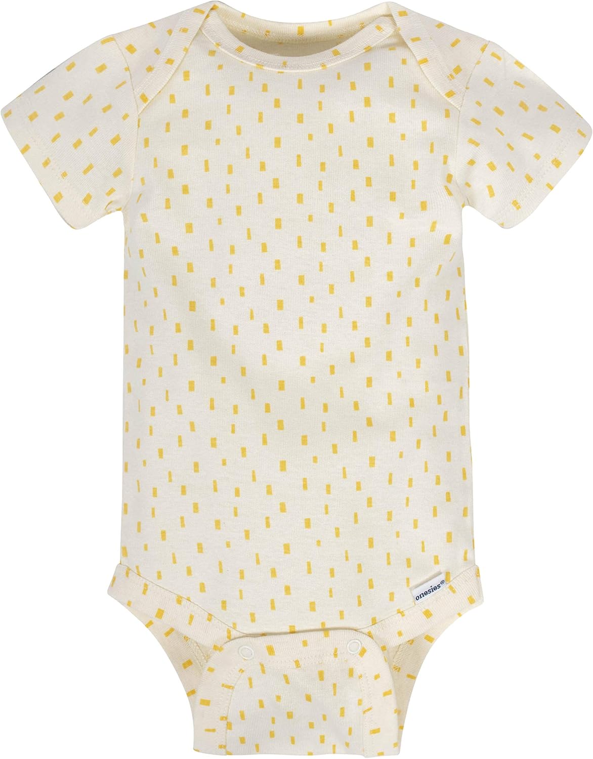 Gerber baby-boys 8-pack Short Sleeve Onesies Bodysuits 6-9 Months Blue Fox