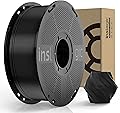 Inslogic PLA Pro 1.75mm Filament Pre-Dried 3D Printer Moisture Proof Filament 1kg Spool, Accuracy +/-0.03mm, Compatible with Most FDM Printers (Black)