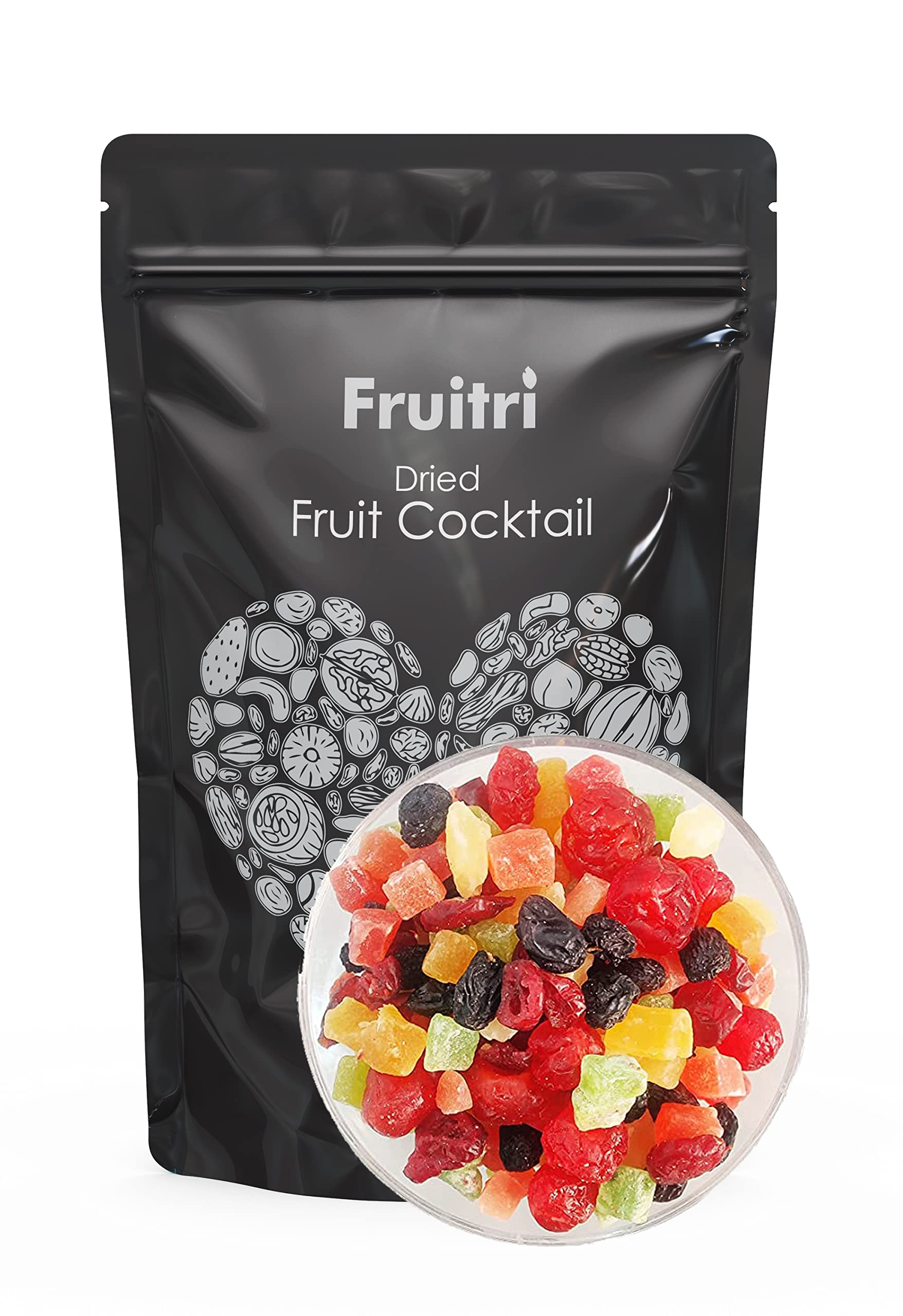 Fruitri Premium International Dried Tropical Fruit Cocktail, Wholesome & Vitamin Rich Healthy Snack, No Artificial Colors, Gluten Free, No Preservatives (Fruit Cocktail, 200Gram) (B0BD25DL7F) Amazon Price History, Amazon Price Tracker