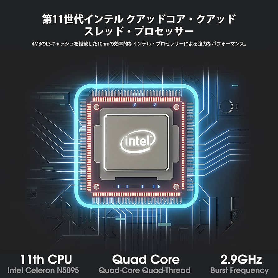 Amazon.co.jp: Jumper ノートパソコン インテルCeleron N5095 メモリ