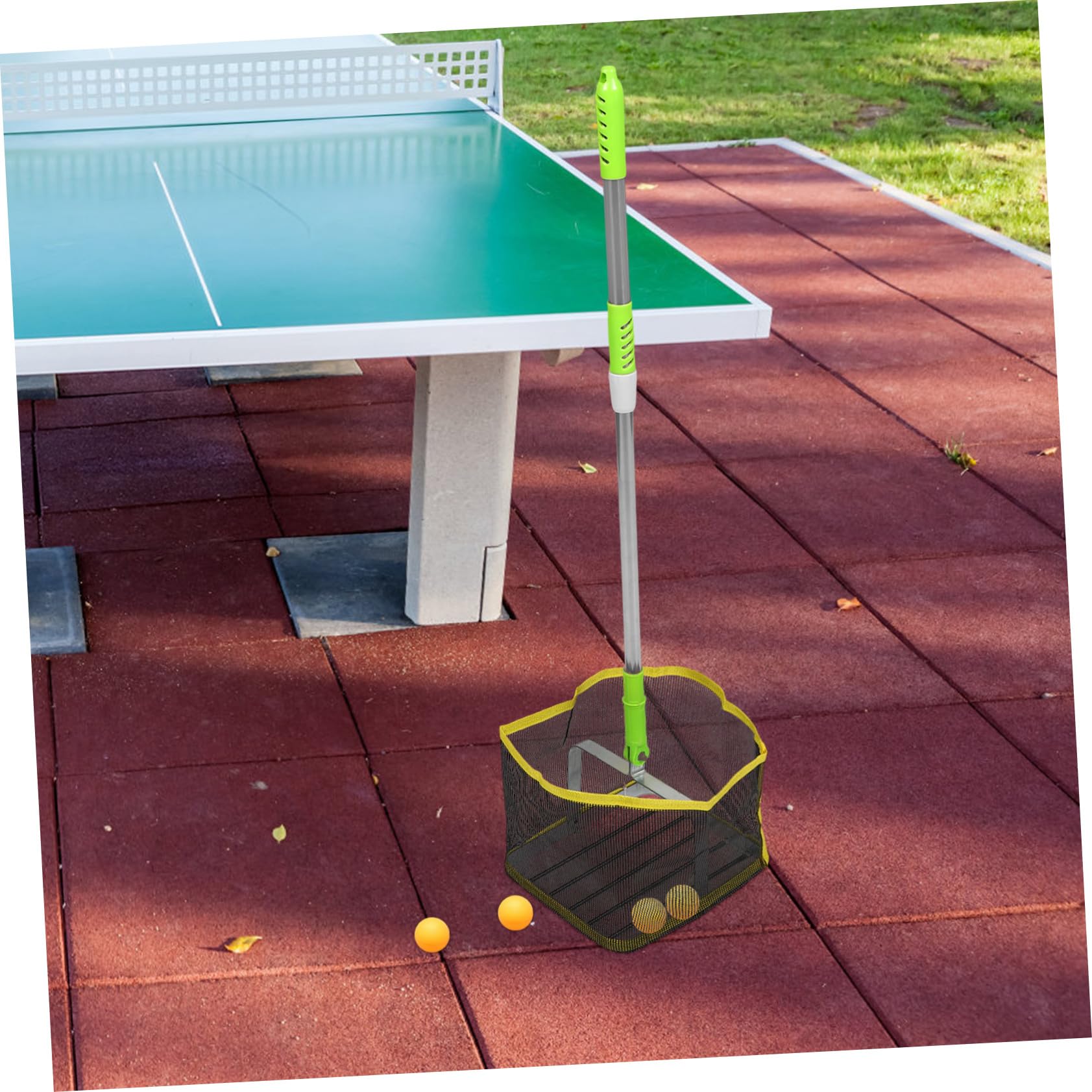 PRETYZOOM Tischtennisballaufheber mit Verstellbarem Griff für Tennisbälle | Edelstahl, Nylon und Eisen, Tragbar und Leicht, 1 Stück für Spielplätze Zufällige Farbe