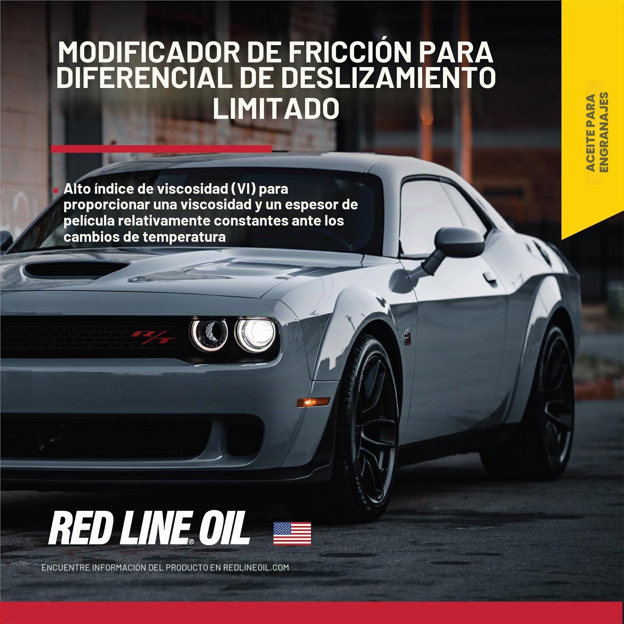 Red Line Modificador de fricción de deslizamiento limitado, 4 oz.